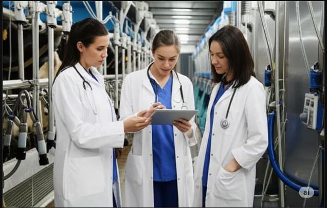 Profissionais em curso de capacitação técnica